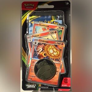 Pokémon TCG: Mega Evolution Perfect Order -Single Blister + 3 Promo Cards & Coin